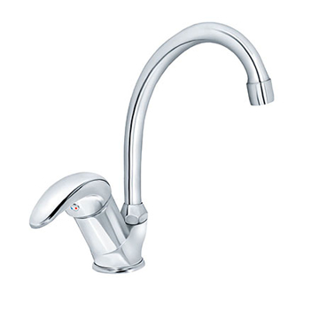 Slika Baterija PERLA za sudoperu za protočni bojler izliv 200 mm jednoručna JP382003