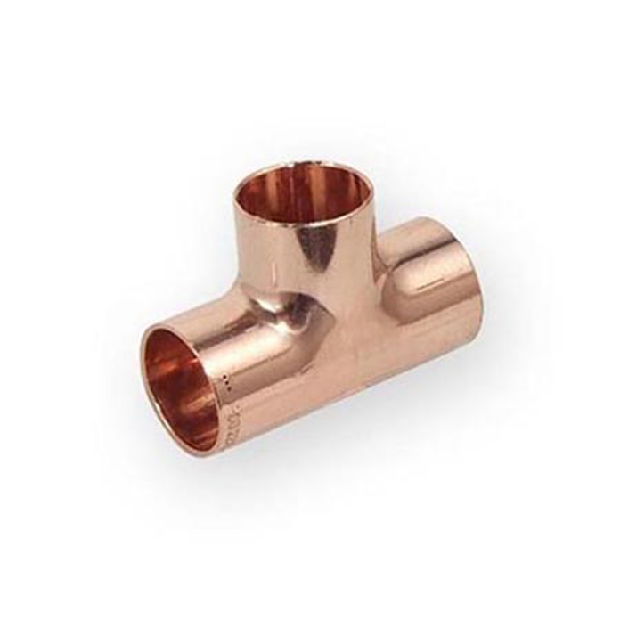 Slika Cu bakarni T komad redukovani Ø 22 x 28 x 22