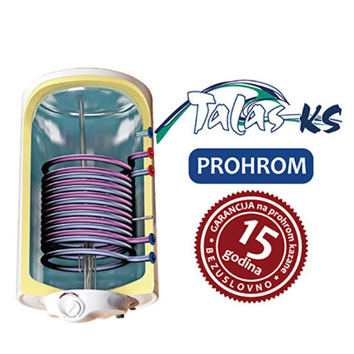 Slika Solarni bojler ELIT TALAS XX150KS kombinovani INOX zidni sa dva izmenjivača 150L