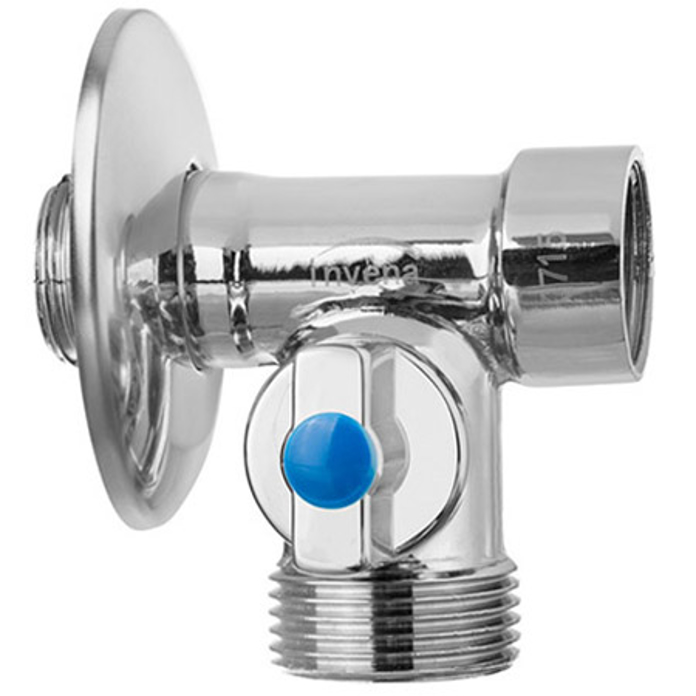 Slika Ventil 1/2" x 3/4" Remer 260 – trokraki kuglični ventil za veš mašinu