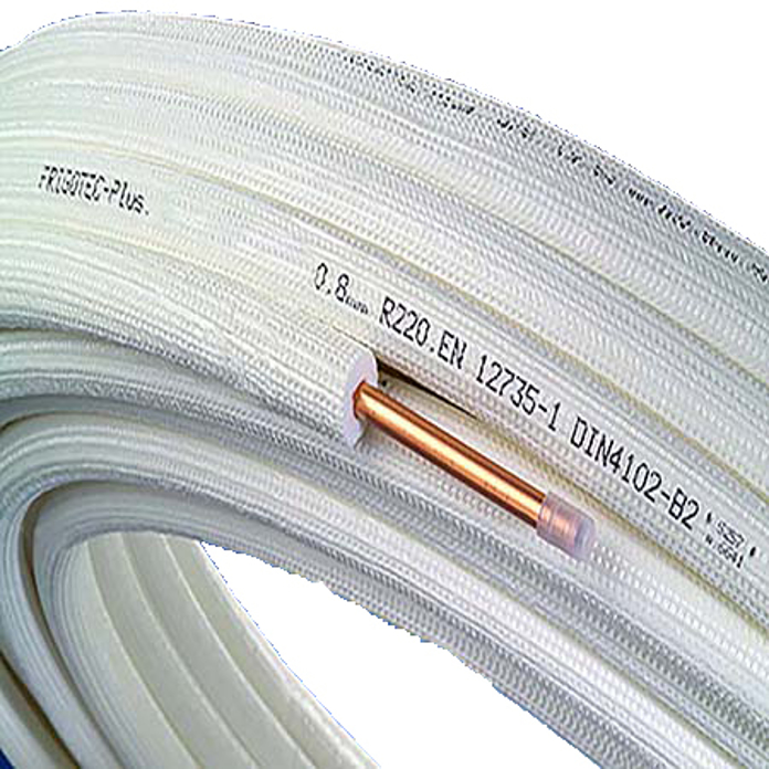 Slika Bakarna cev u koturu Ø 9,52 x 0.8 mm sa izolacijom