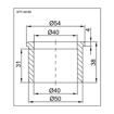 Slika Kanalizacioni reducir Ø 50/40 STY