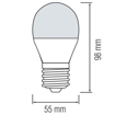 Slika Led sijalica PREMIER-5  E27  4200K  5 W  HL4305L