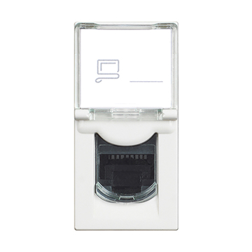 Slika Bticino Classia računarska utičnica RJ45 UTP Cat 5e 1M bela RW4279C5E