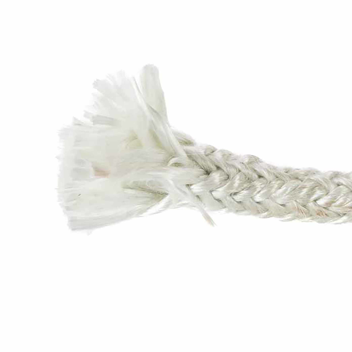 Slika Zaptivna staklena pletenica bela 5x5 mm 1 m