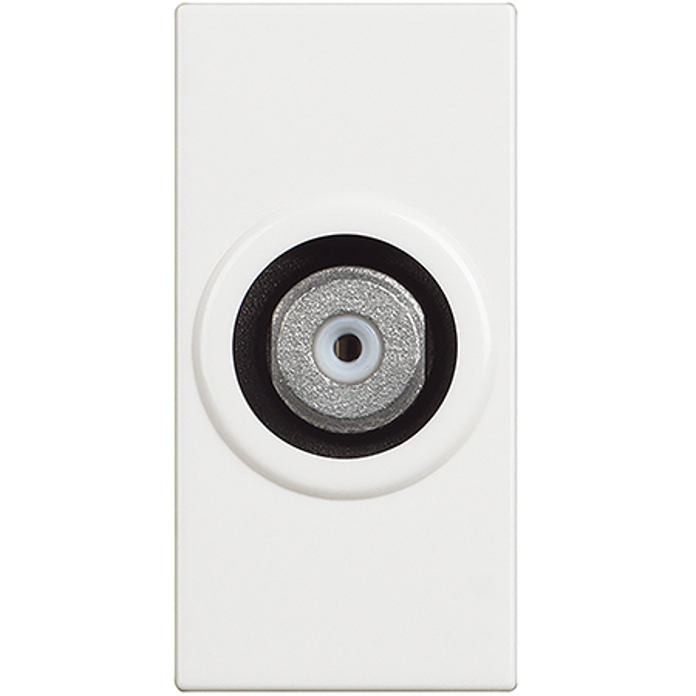 Slika Bticino Classia SAT TV utičnica F konektor 75Ω bela 1M RW4202F