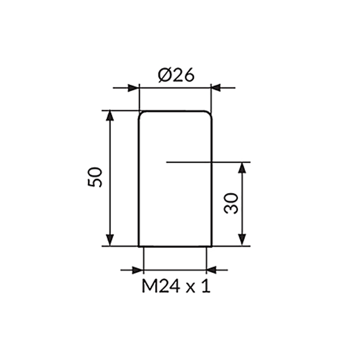 Slika Ukrasna kapa klizeća metalna PKA24