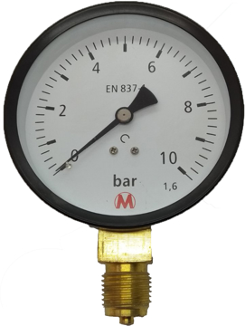 Slika Manometar (MRČ) 0-10 b.(1/2)f100