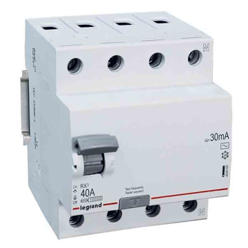 Slika Sklopka DIF 4P 30 mA AC 40A Legrand 402063