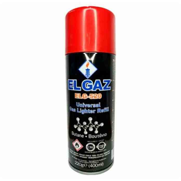 Butan gas patron ELG-520 400 ml za punjenje upaljača i gorionika