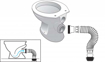 Slika Baltik veza fleksibilna za WC šolju L=1000 mm S00070